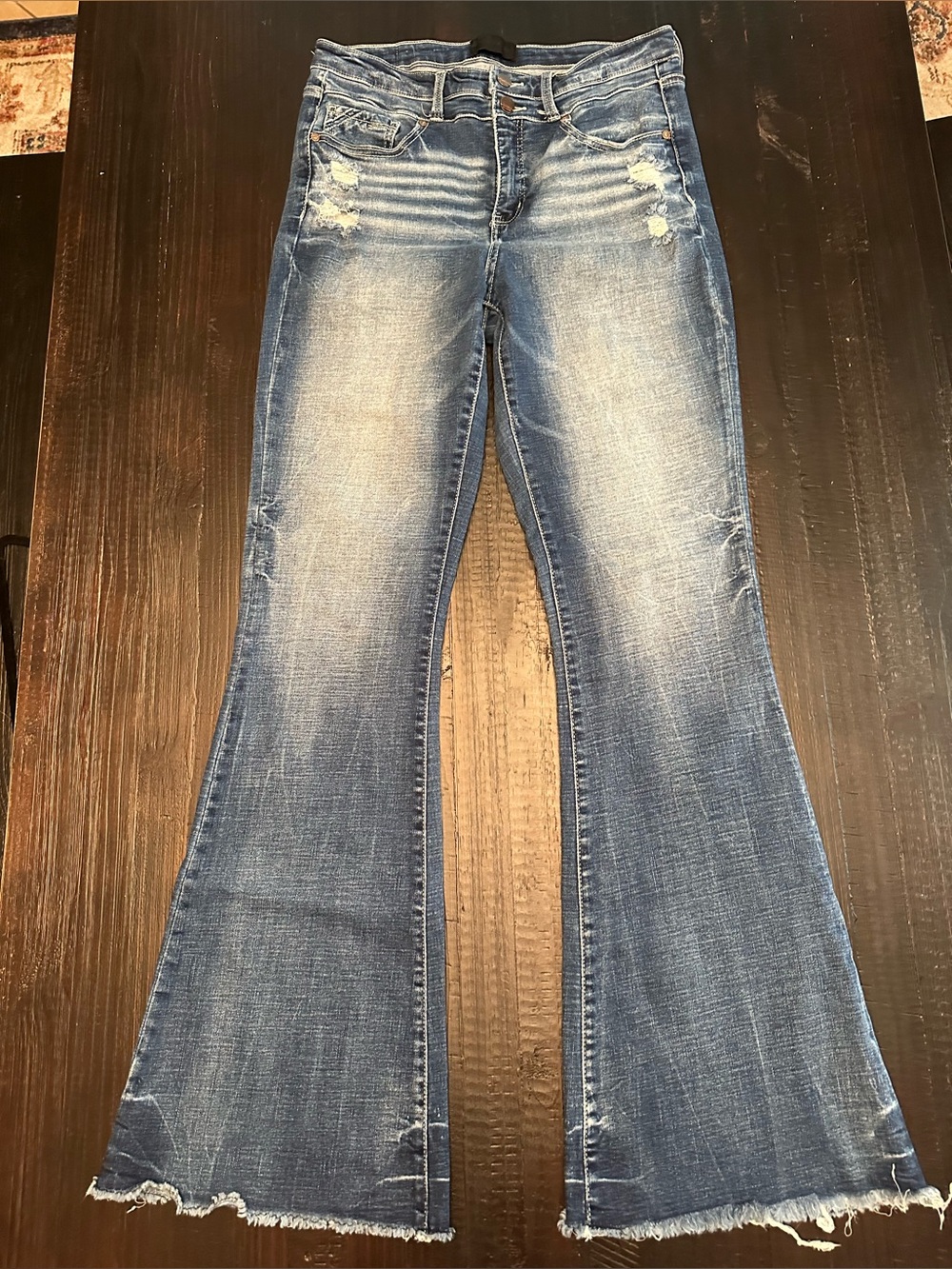 Buckle Black Fit No 75 High Rise Flare Jeans Size 29 X 34